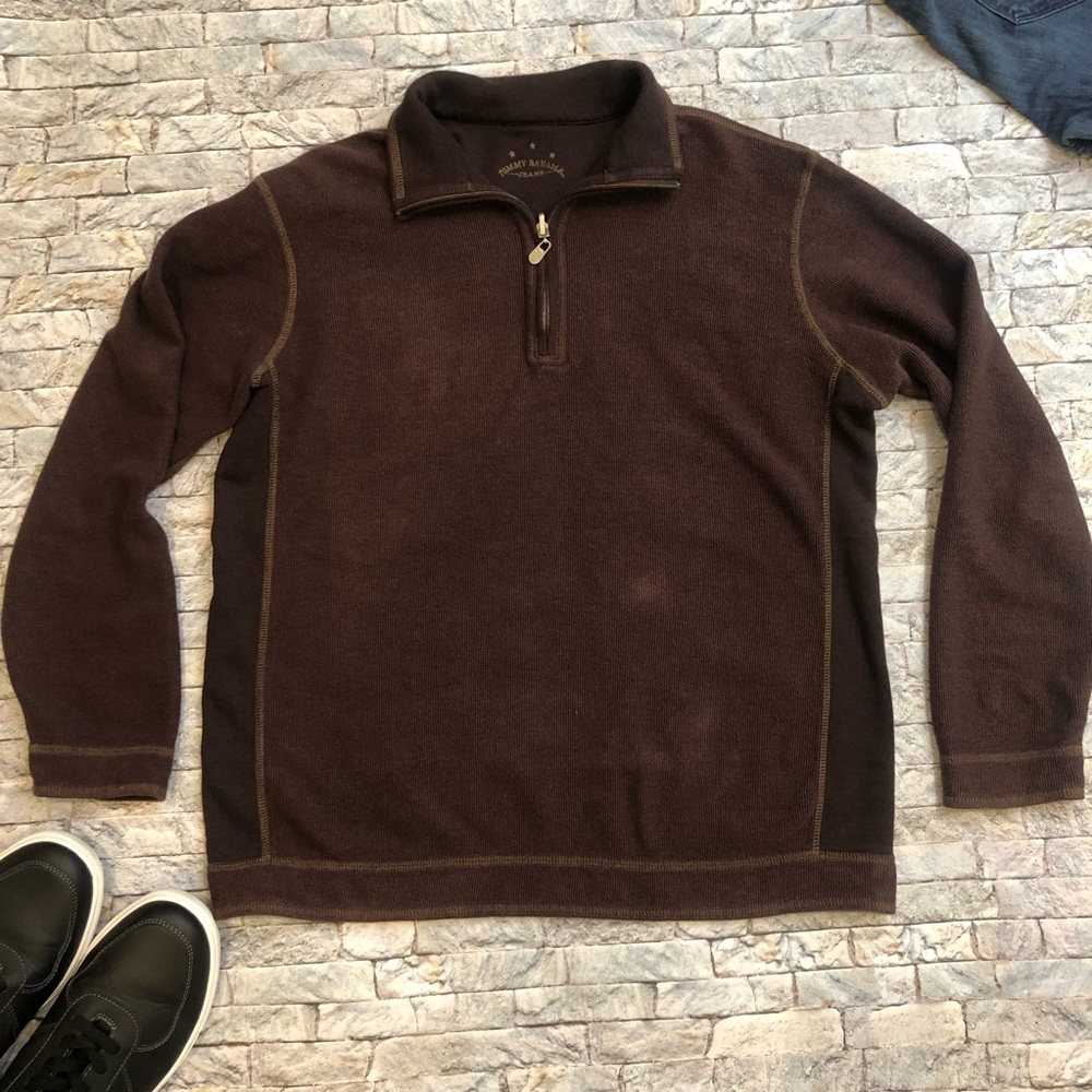Tommy Bahama Jean Reversible 1/4 Zip Sweater